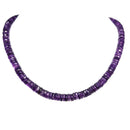 Wheel Shape - Facet - Bead Necklace