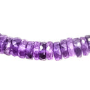 Wheel Shape - Facet - Bead Necklace