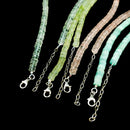 Wheel Shape - Facet - Bead Necklace