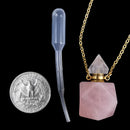 Faceted Perfume Bottle - Pendant