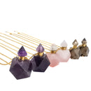 Faceted Perfume Bottle - Pendant