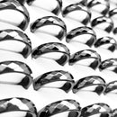 Faceted Hematite Stone - Ring