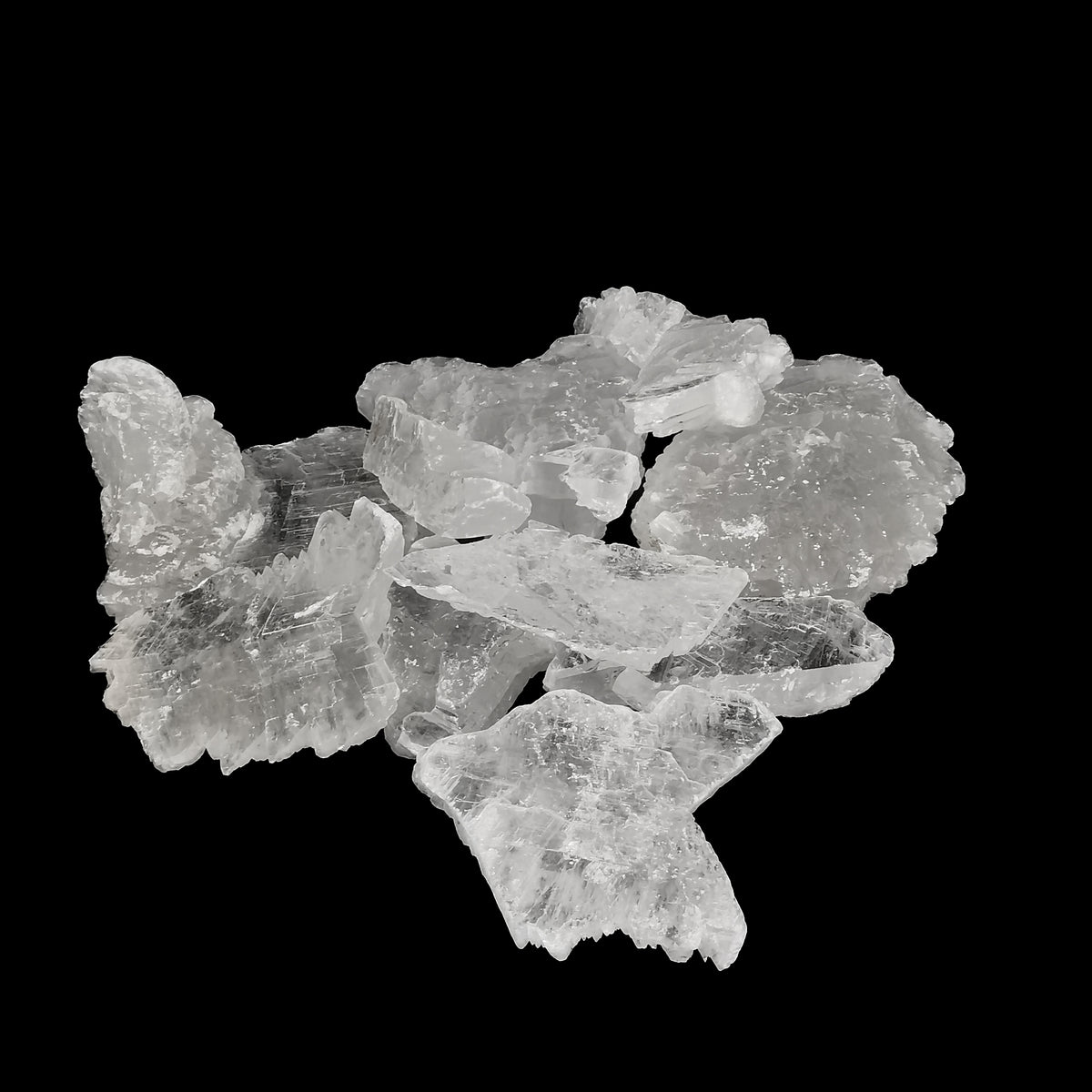 Fish Tail Selenite specimen, a variety of gypsum, from Gibraltar Mine, Chihuahua, Mexico.
