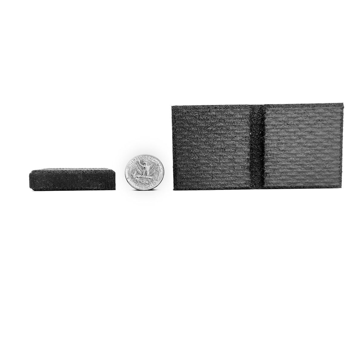 Flintknapping Hand Pad thin, made of soft pliable rubber.