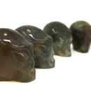 Fluorite Alien Head - Skull