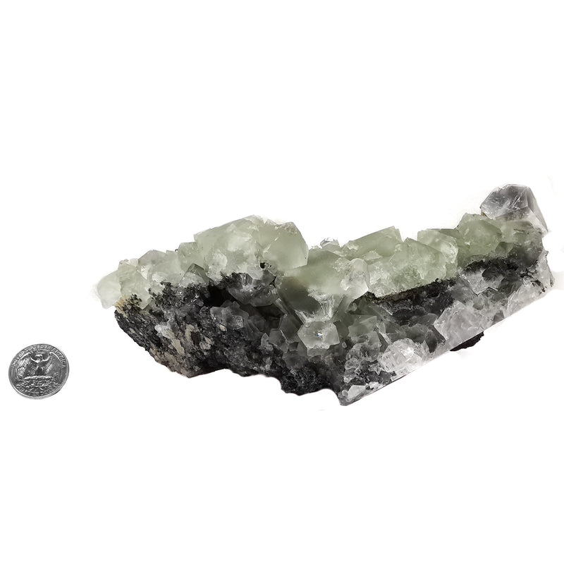 Fluorite and Calcite - Mineral Specimen