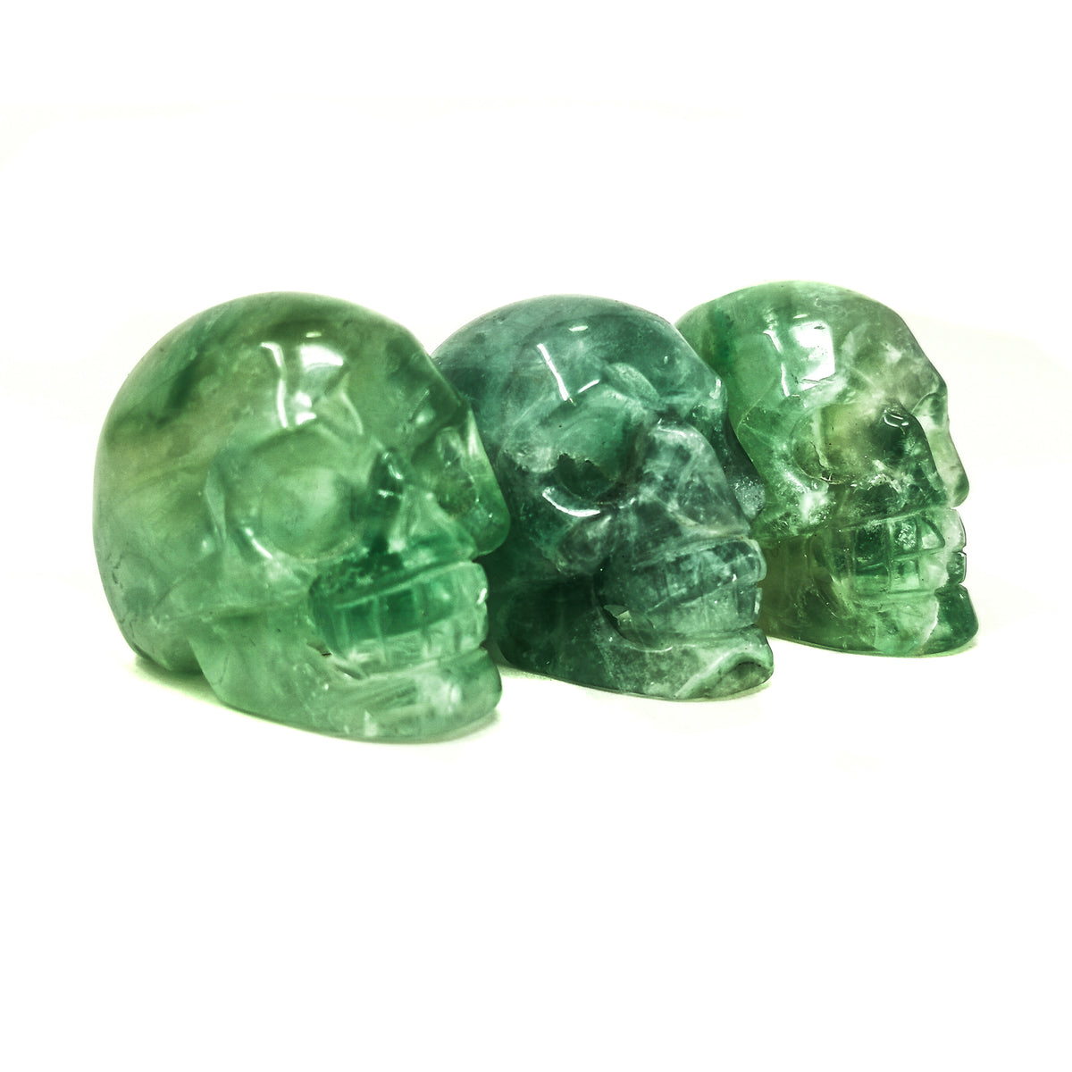 Fluorite skull.
