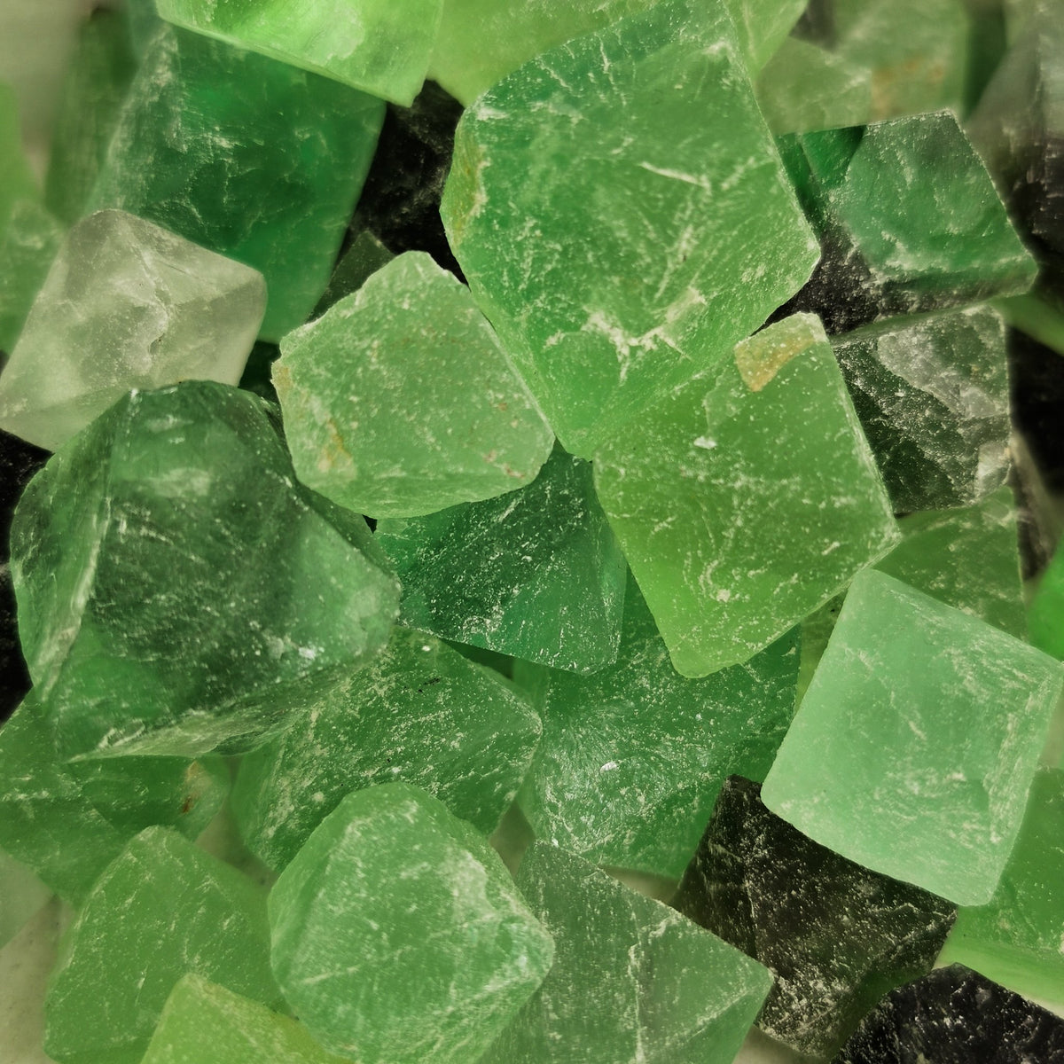 Fluorite Octahedron specimen, calcium fluoride, from China.