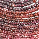Garnet - Facet - Bead Necklace