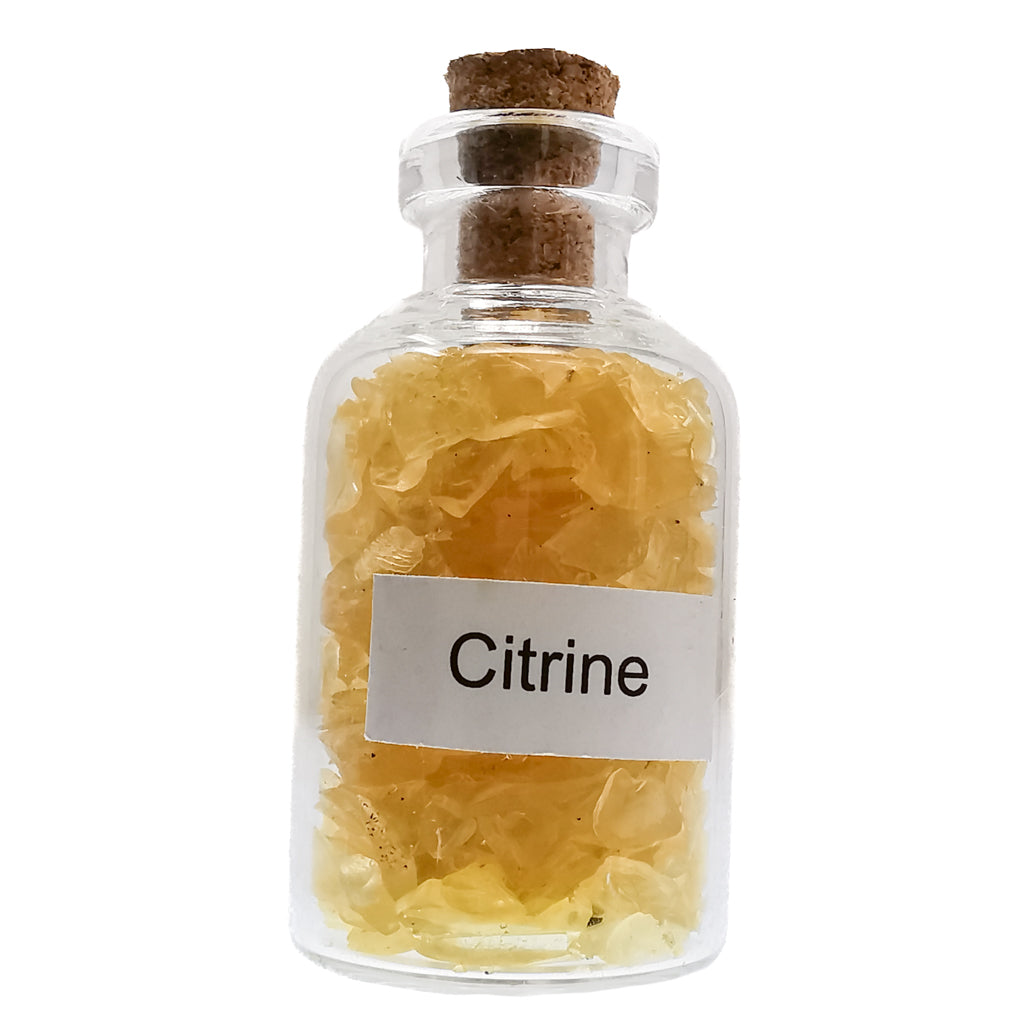 Mini gem bottle – citrine bottle