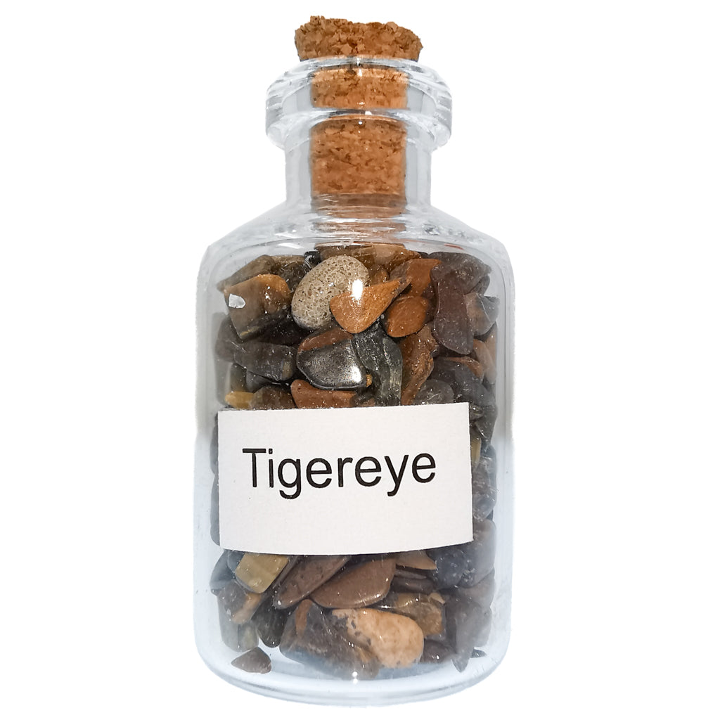 Mini gem bottle – tigereye bottle