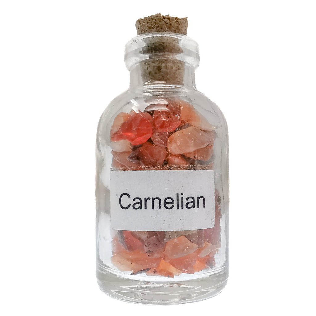 Mini gem bottle – carnelian bottle