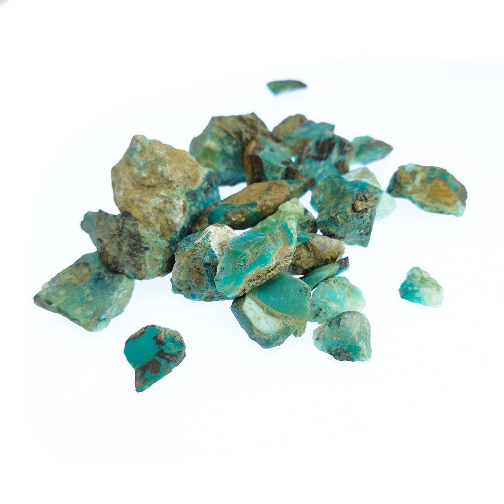 Gem Silica rough from Lily Mine, Peru.