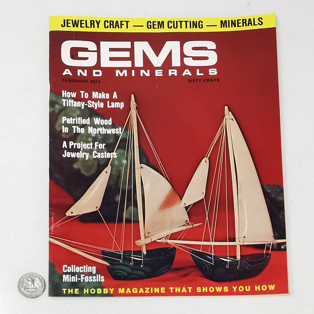 GEMS and Minerals Magazine, made of paper.