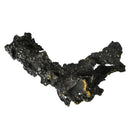 Romanechite on Goethite - Mineral