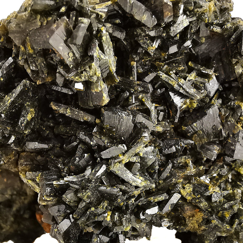 Andradite Garnet w Epidote - Mineral