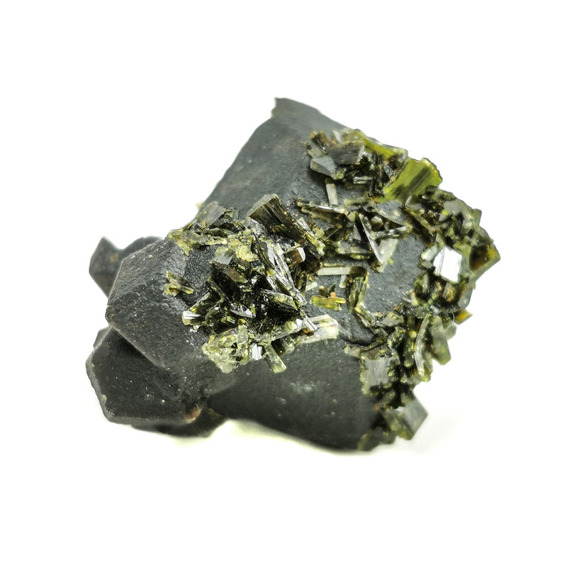 Andradite Garnet w Epidote - Mineral