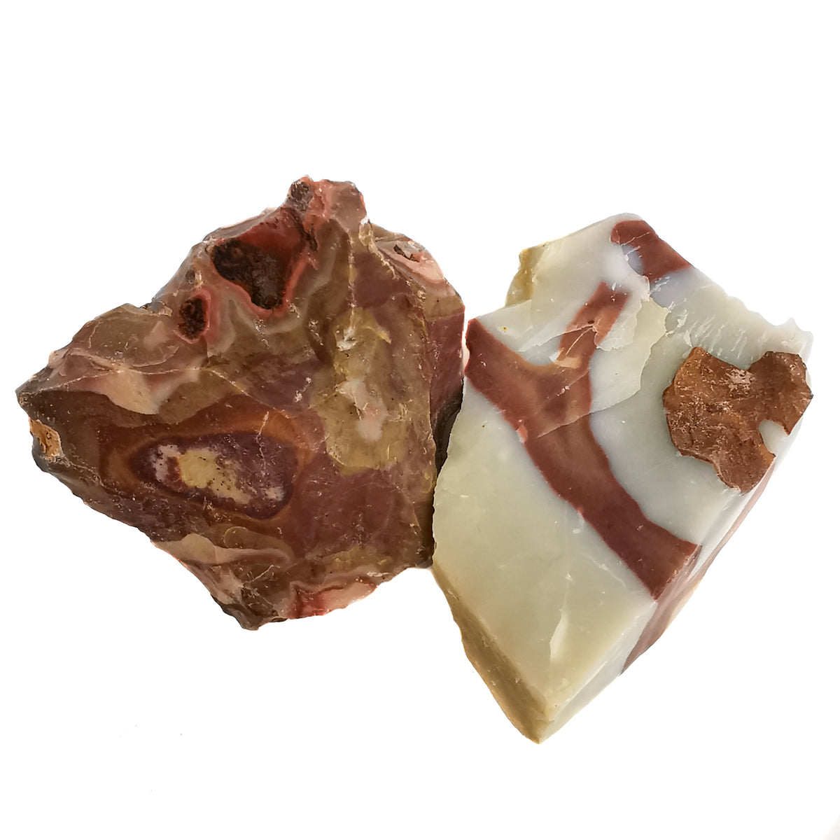 Gemfields Jasper rough from Goldfield, Nevada, USA.