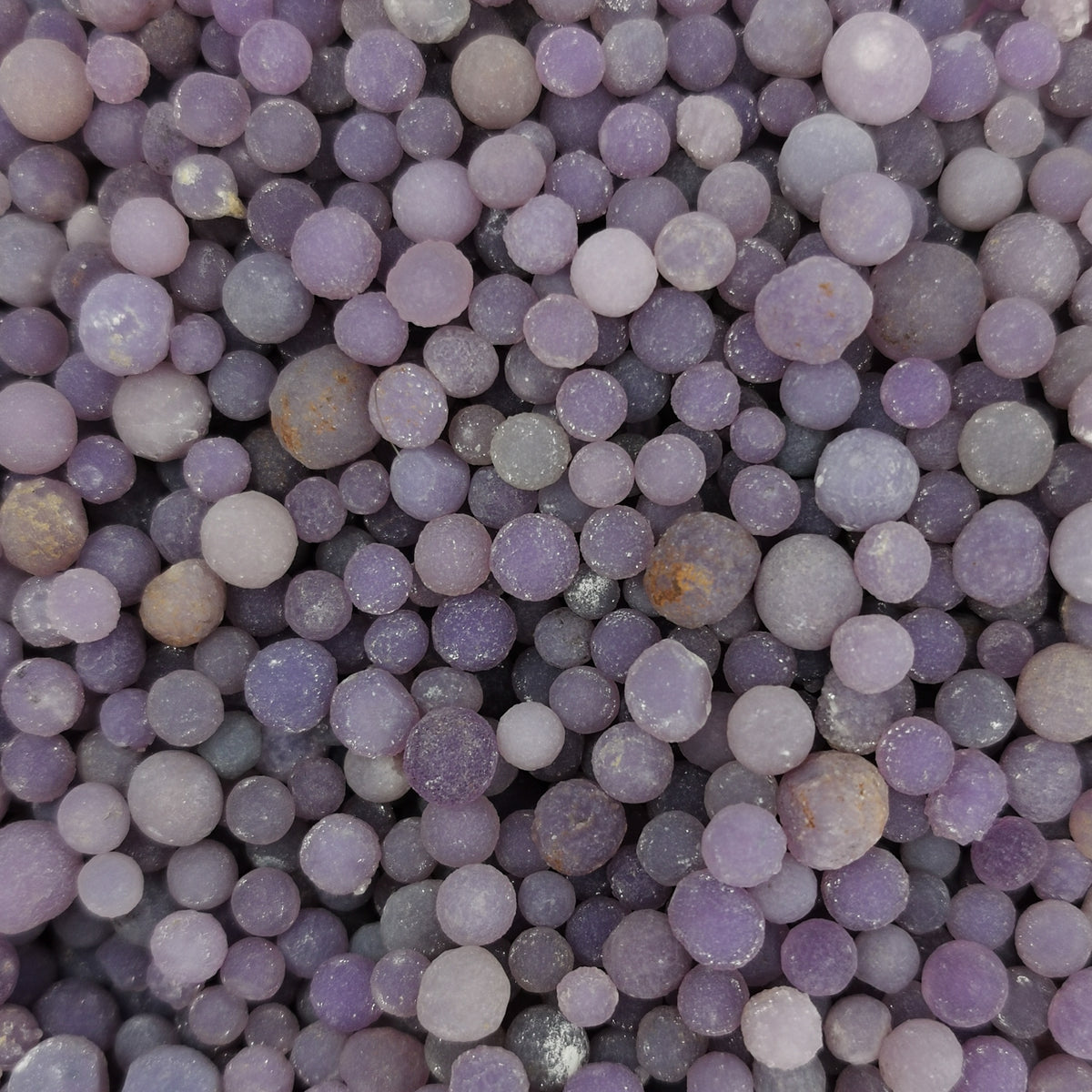 Grape Agate Floater specimen, a variety of chalcedony.