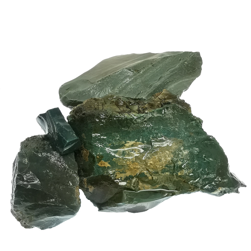 Green Jasper rough.