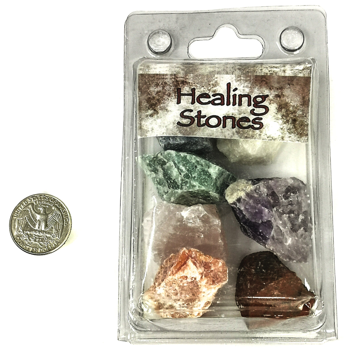 Assorted stones, pack of 7.