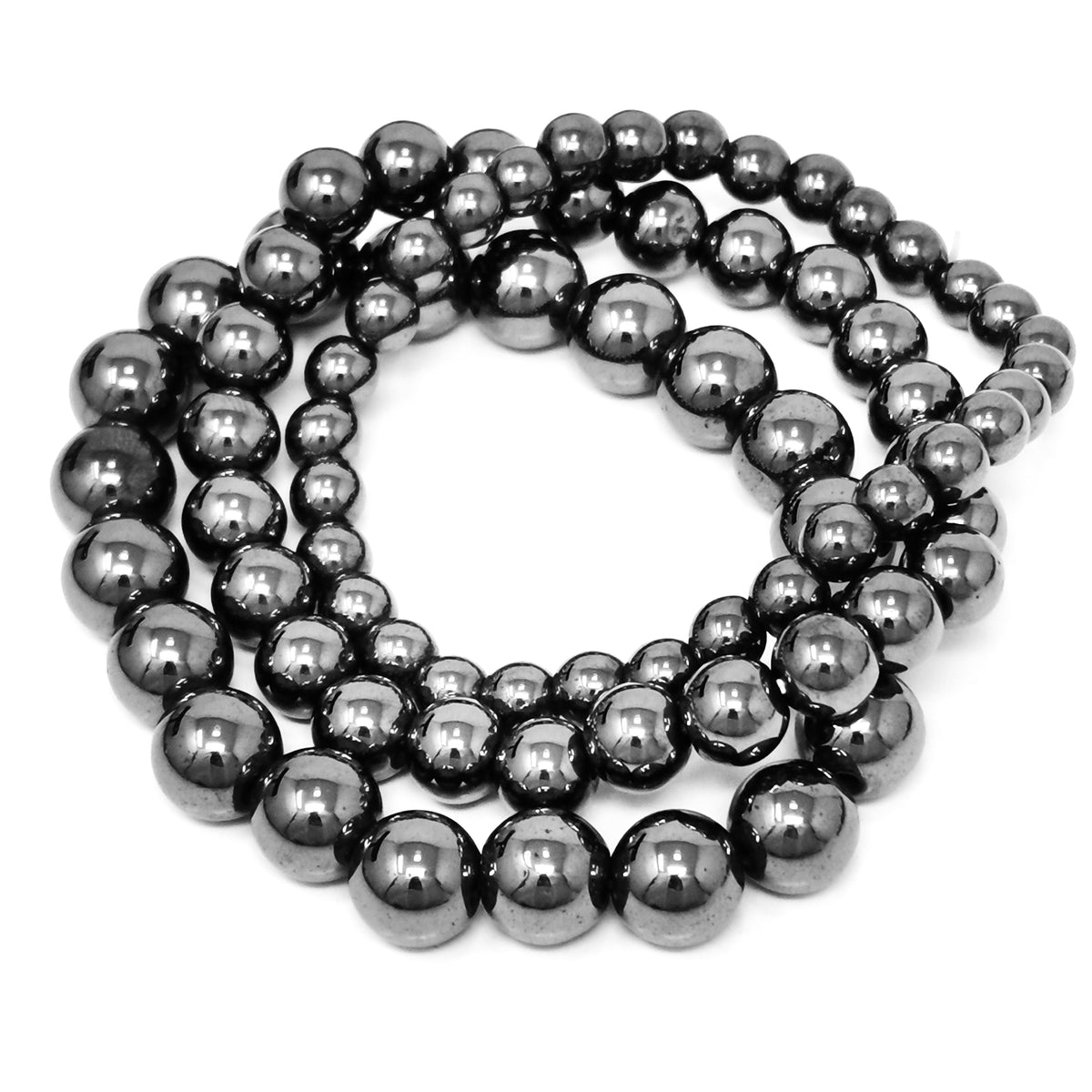 Hematite bead bracelet, photo 4 of 6