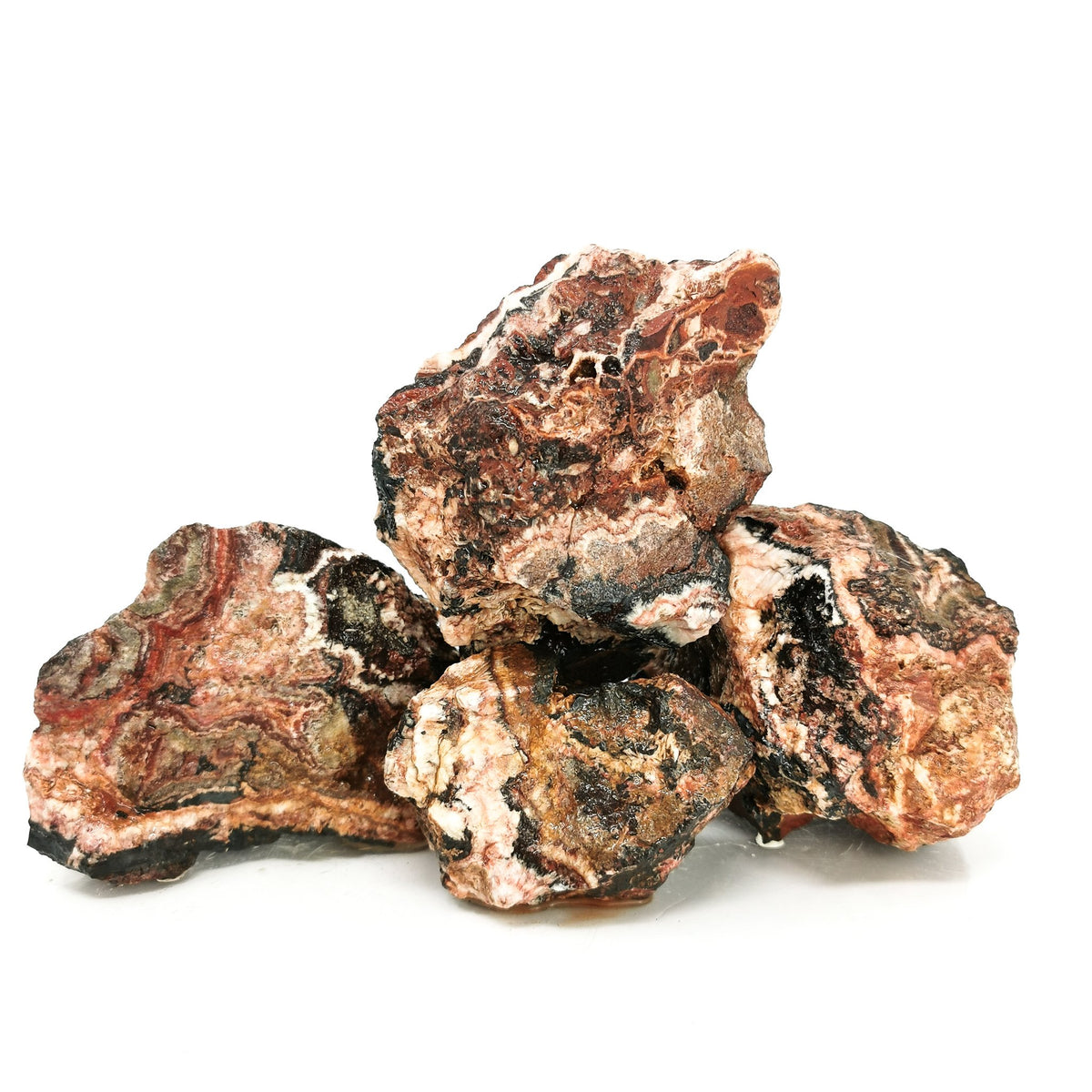 Hematite Lace rough, an iron oxide, from Arizona, USA.