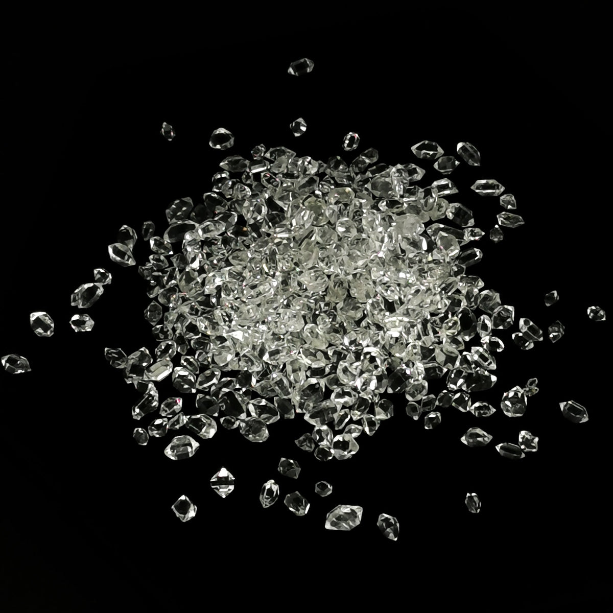 Herkimer Diamond raw mini, a variety of quartz, from Herkimer County, New York, USA.