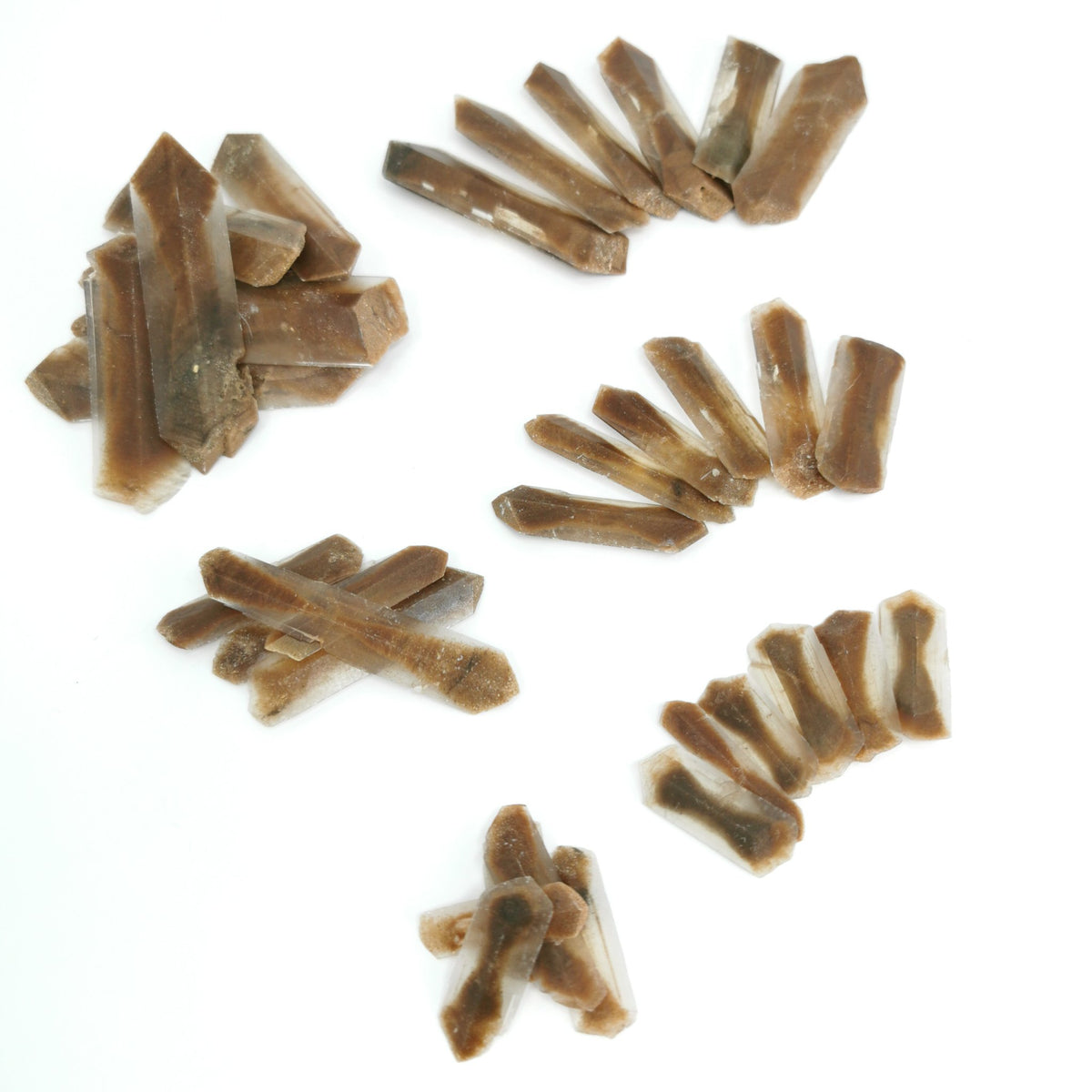Hour Glass Sand Selenite specimen, a variety of gypsum, from Oklahoma, USA.