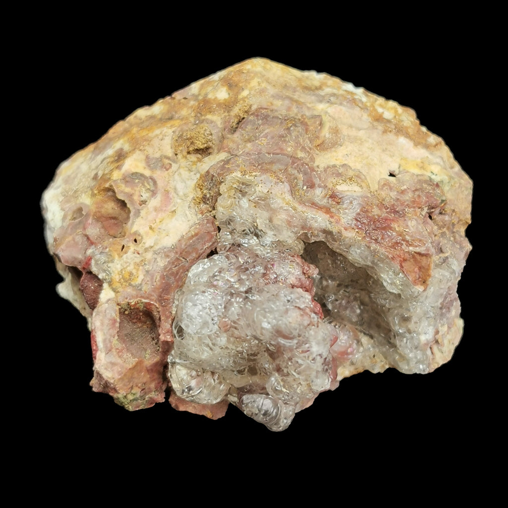 Hyalite opal, Hungary: large piece on matrix