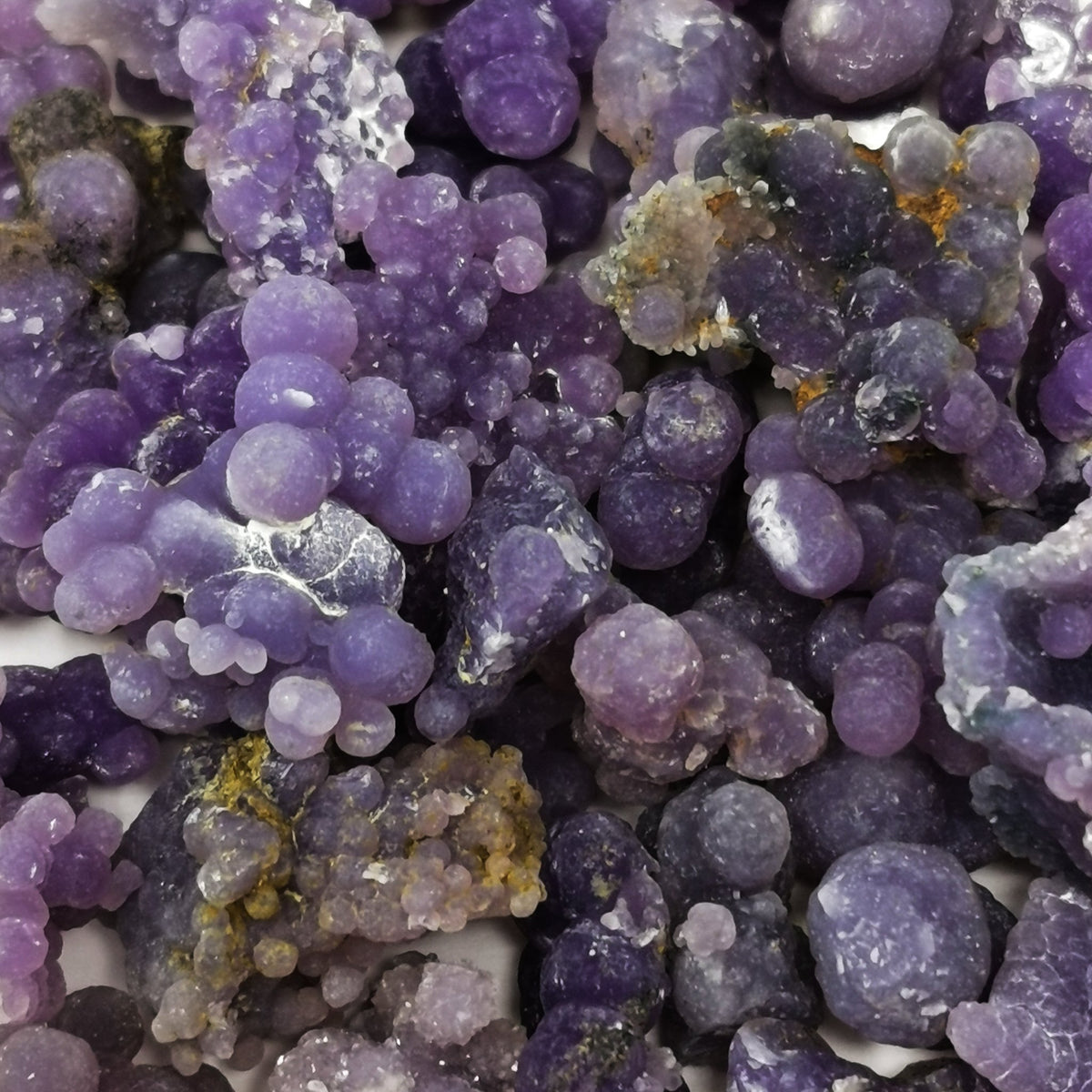 Grape Agate specimen, a variety of chalcedony.