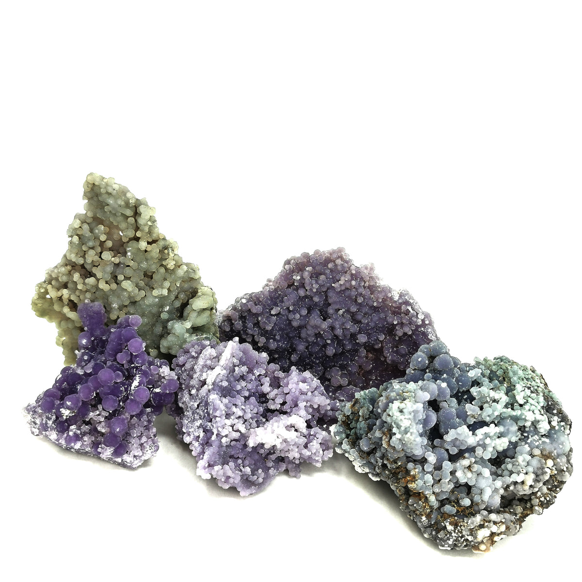 Grape Agate specimen, a variety of chalcedony.