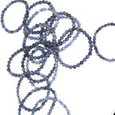 Iolite - Bead Bracelet