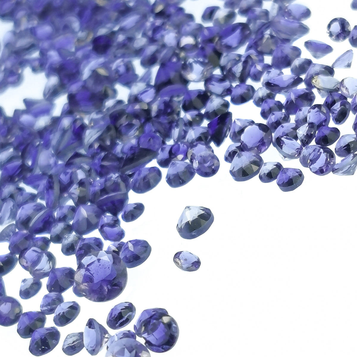 Iolite facet.