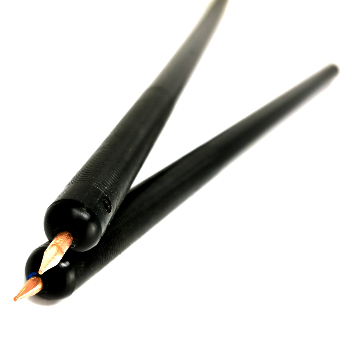 Ishi Stick flintknapping, made of copper point and flexible plastic.