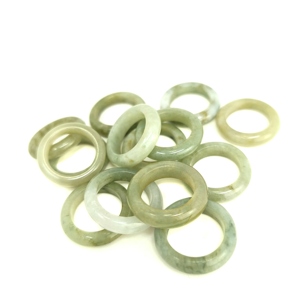 Jadeite ring.