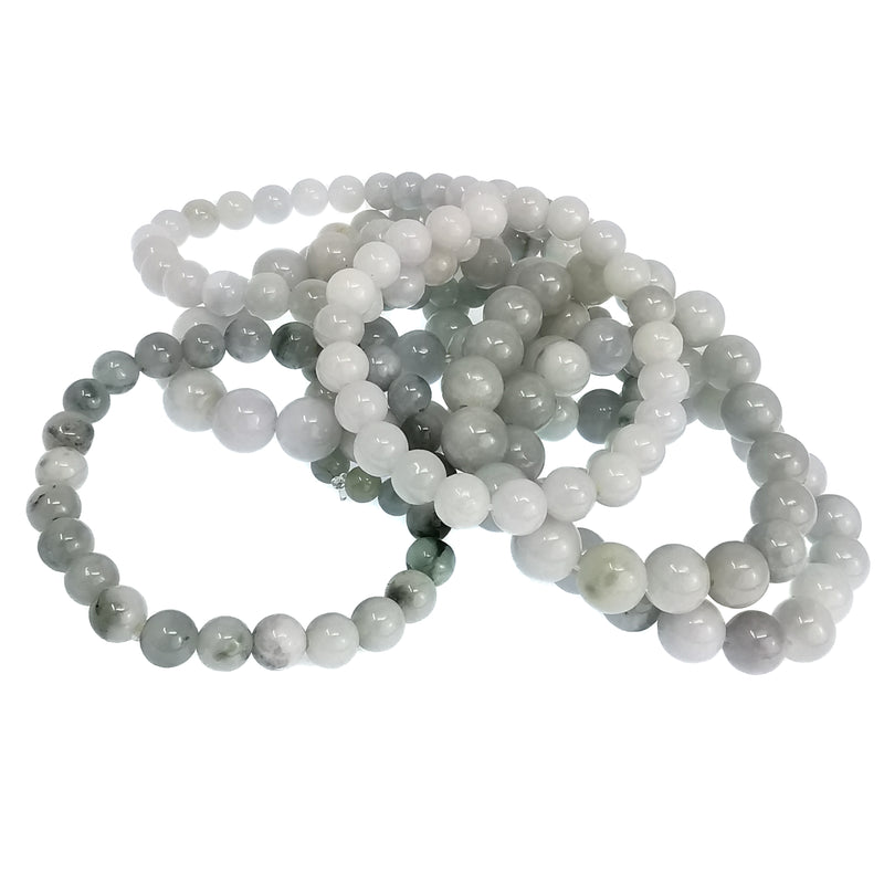 Jadeite (Blanche)- Bead Bracelet