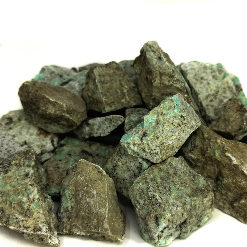 Amazonite in Granite - Rough