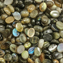 拉长石 - 凸圆形