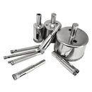 Lapidary Core Drill Set - 10pcs (3-50mm)