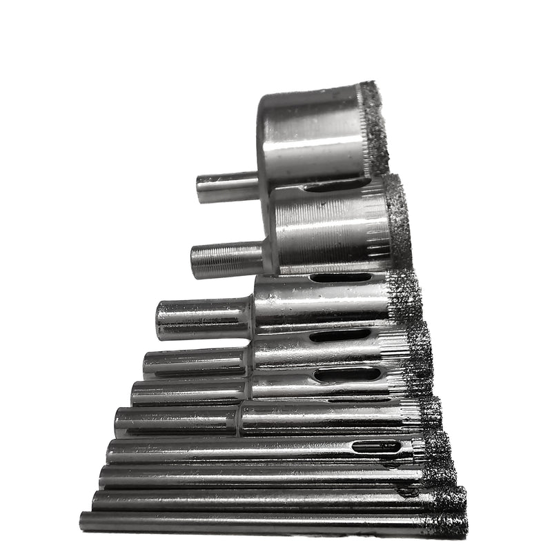 Lapidary Core Drill Set - 10pcs (3-50mm)