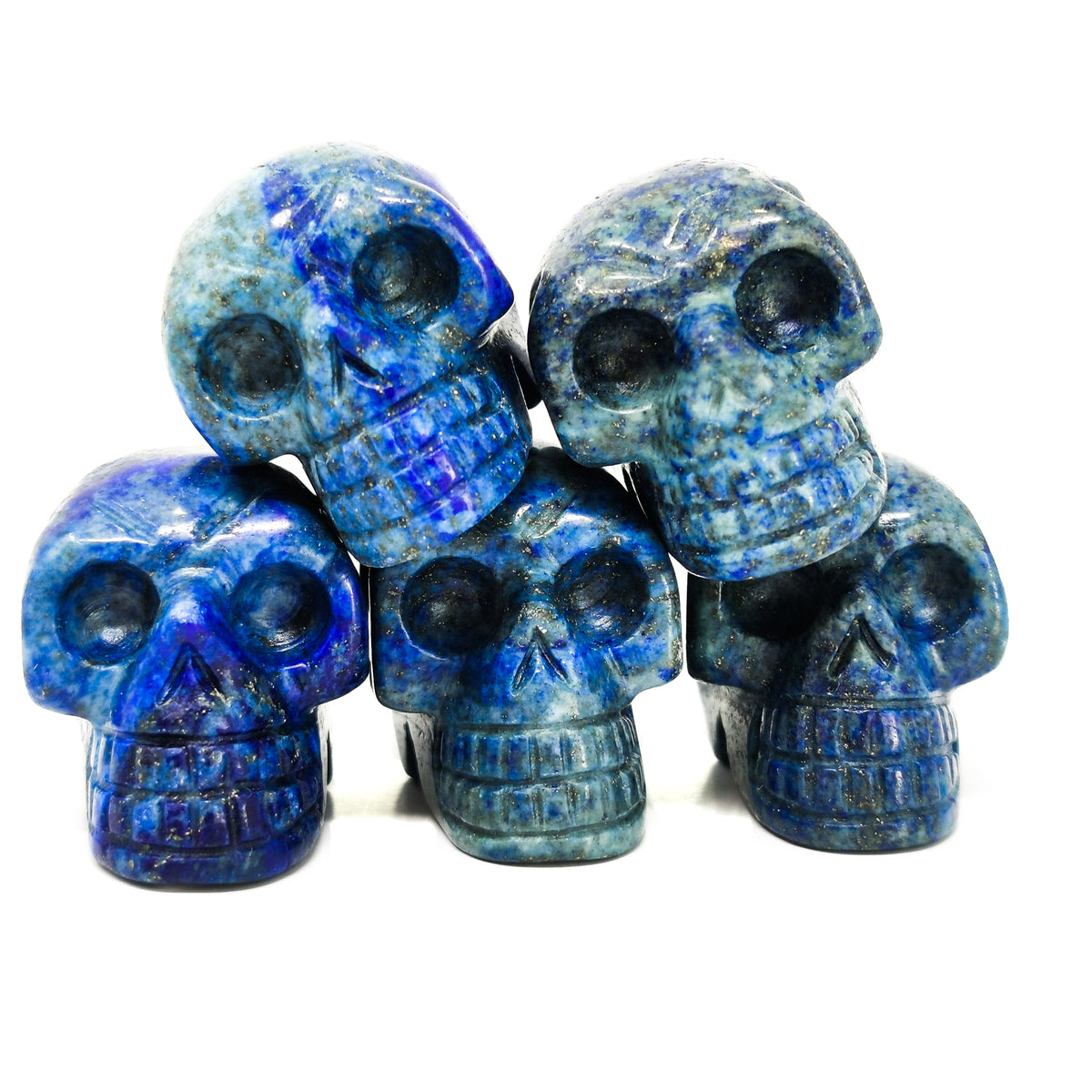 Lapis Lazuli skull.