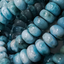 Larimar - Disc Bead Bracelets
