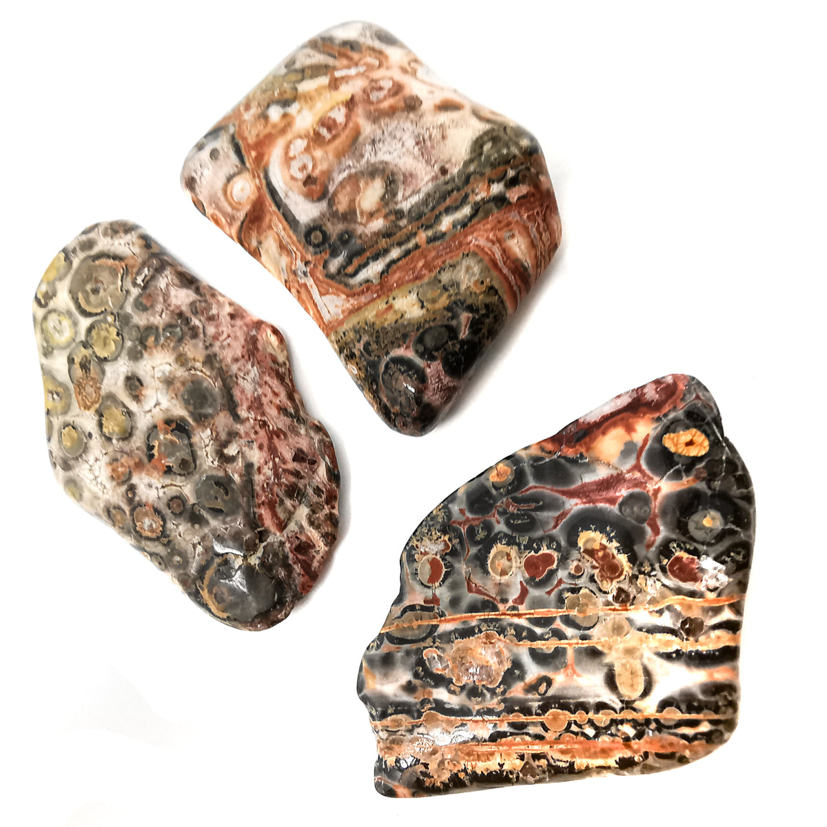Leopardskin Jasper tumble.