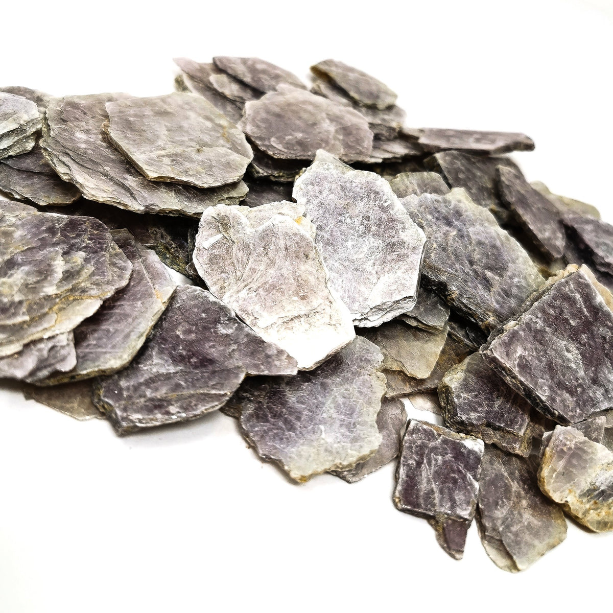 Lepidolite Sheet specimen, a lithium mica.