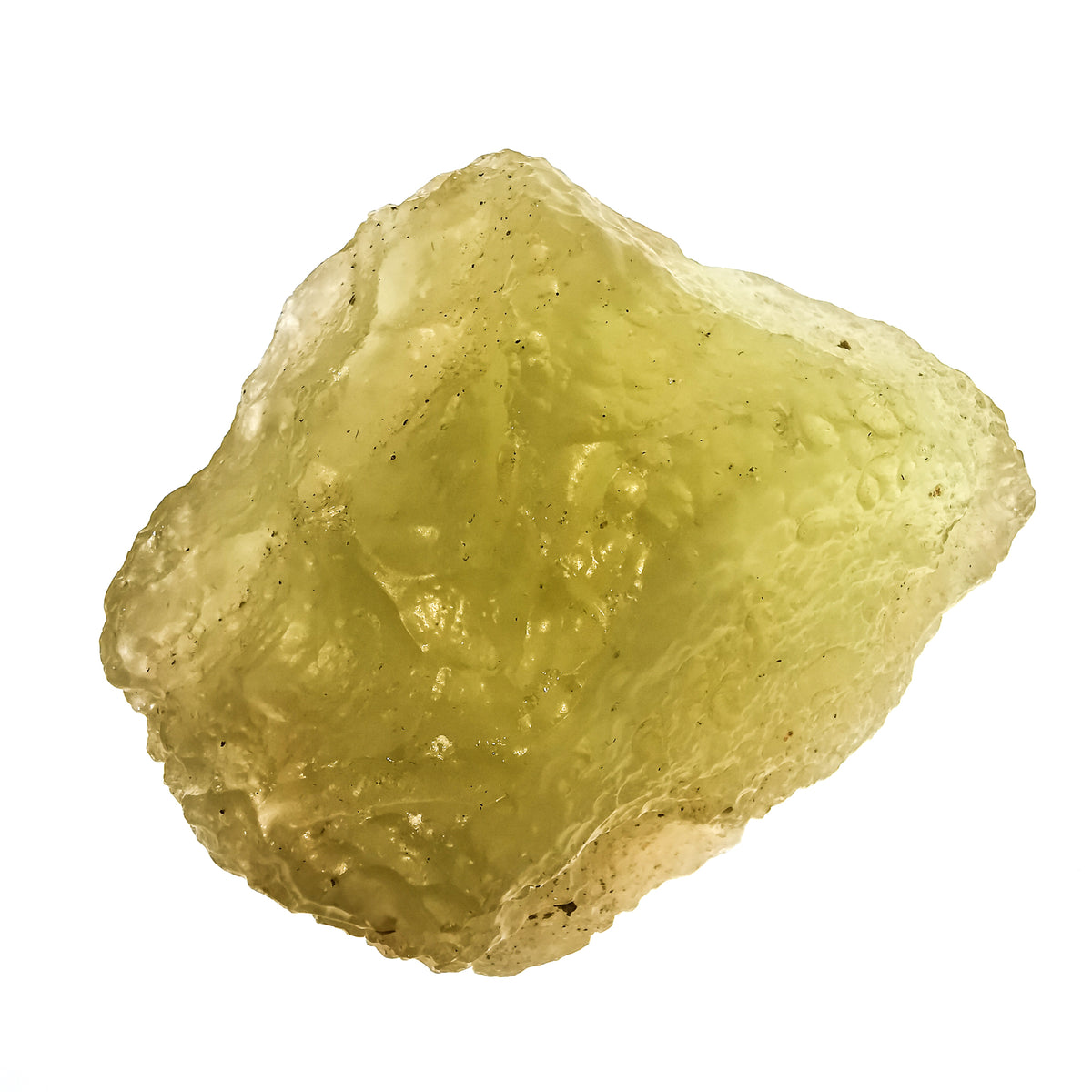 Libyan Desert Glass mineral specimen from Great Sand Sea, New Valley Governorate, Egypt.