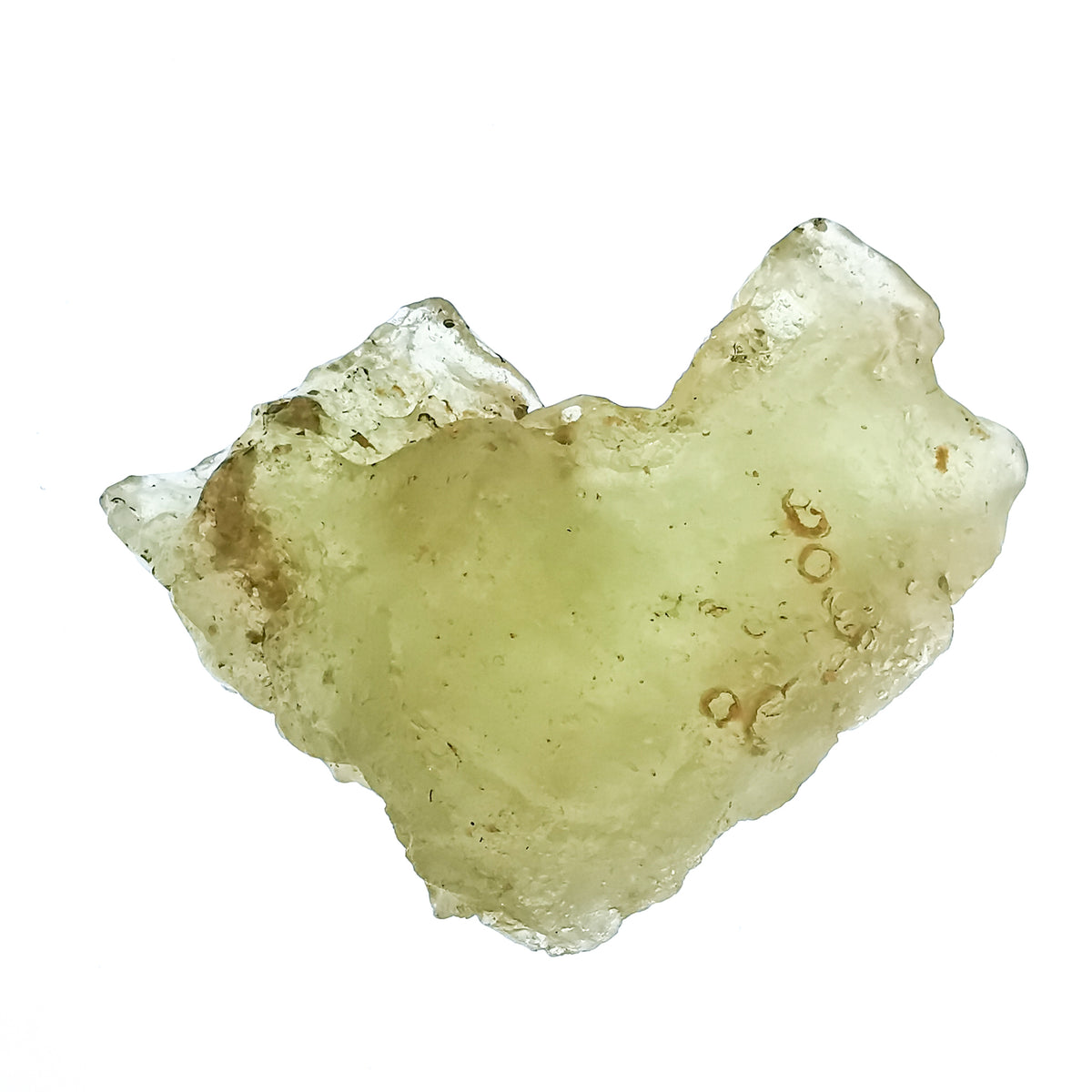 Libyan Desert Glass mineral specimen from Great Sand Sea, New Valley Governorate, Egypt.