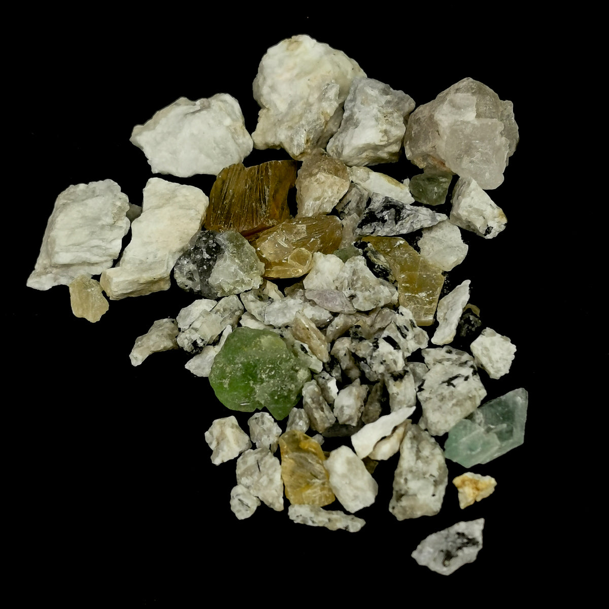 Long Wave Fluorescent Minerals Pack.