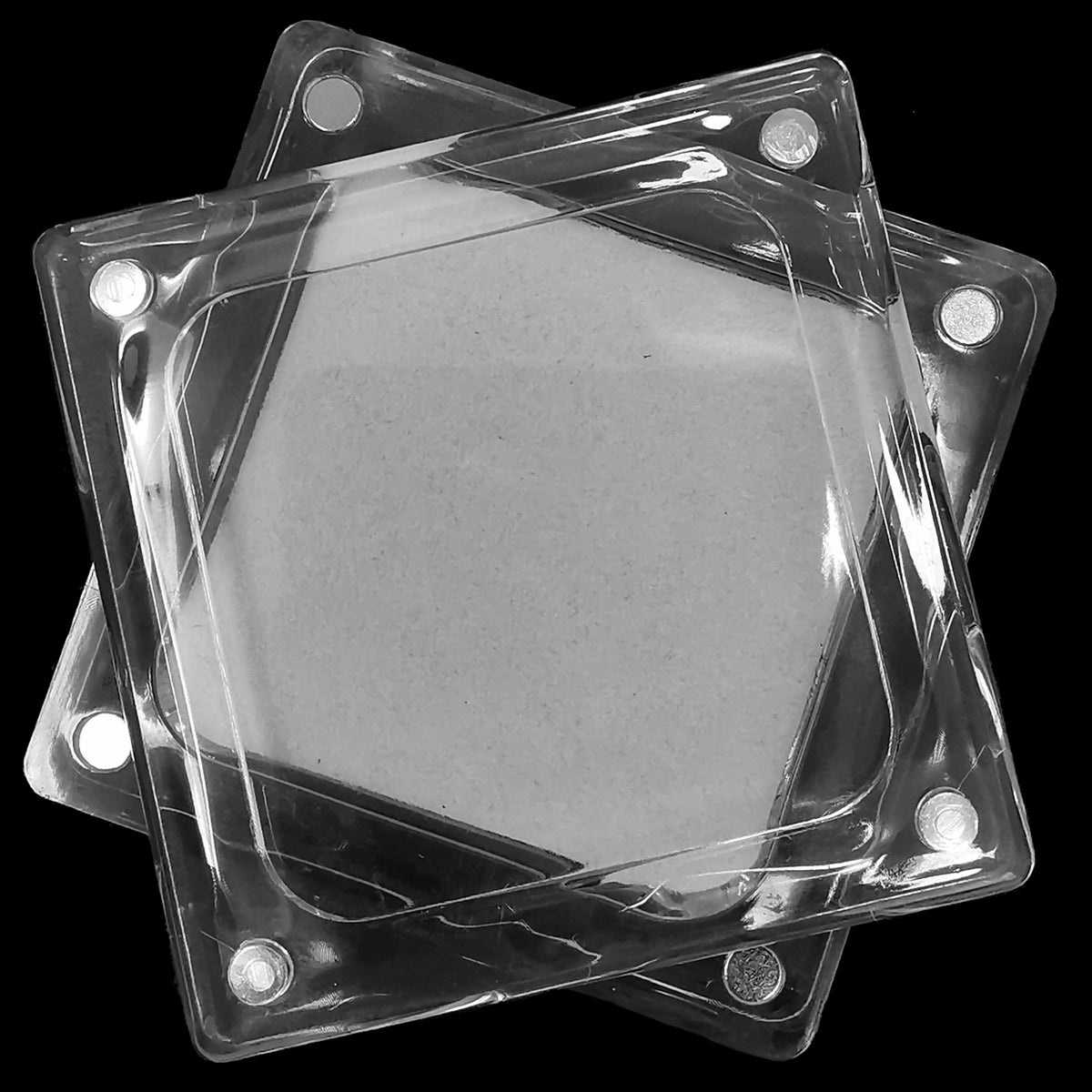 Magnetic Acrylic display case.