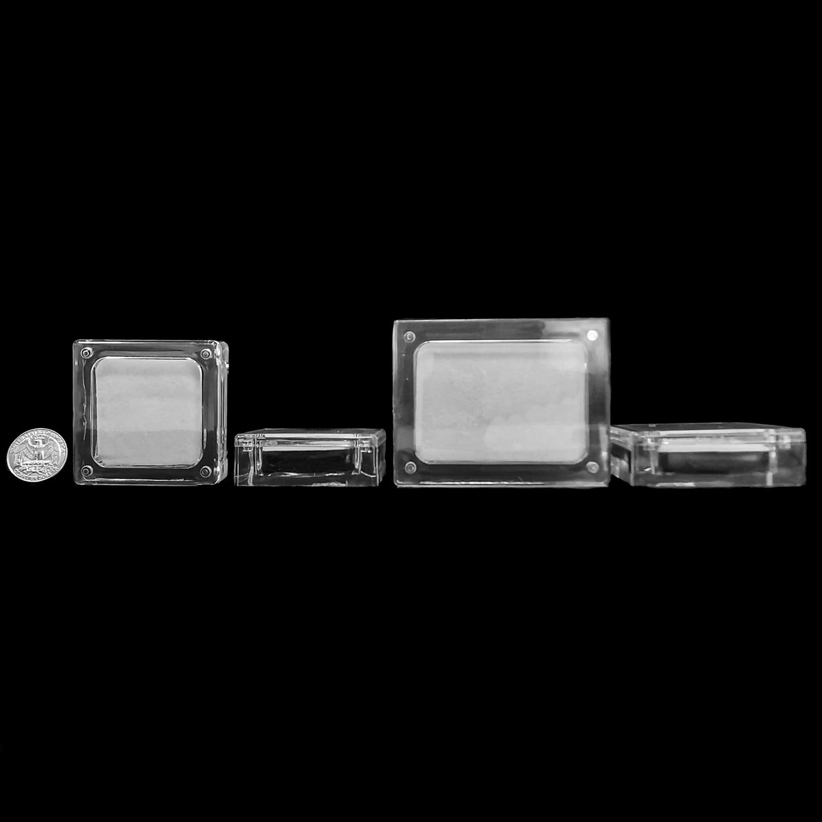 Magnetic Acrylic display case.